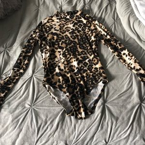 Leopard Print Body Suit